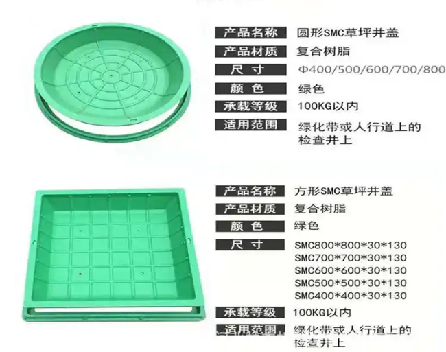 江西树脂复合种植井盖展示